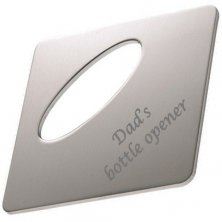 Custom Engraved Stainless Steel Magnet Bottle Openers for kitchens and bars