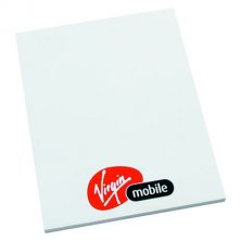 Printed A6 Sticky Notes printed with company logos