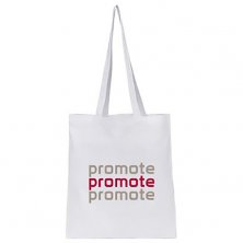 Promotional Printed White Cotton Tote Bag for eco campaigns
