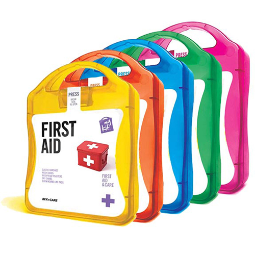 My Kit First Aid Essentials Health and Safety Printed Lip Balms Personalised Condoms