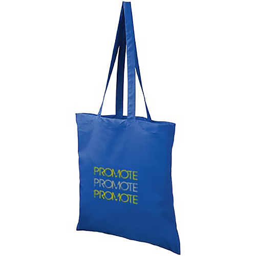 Blue Coloured Cotton Tote Bags