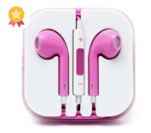 Cocoon Earphones in Pink