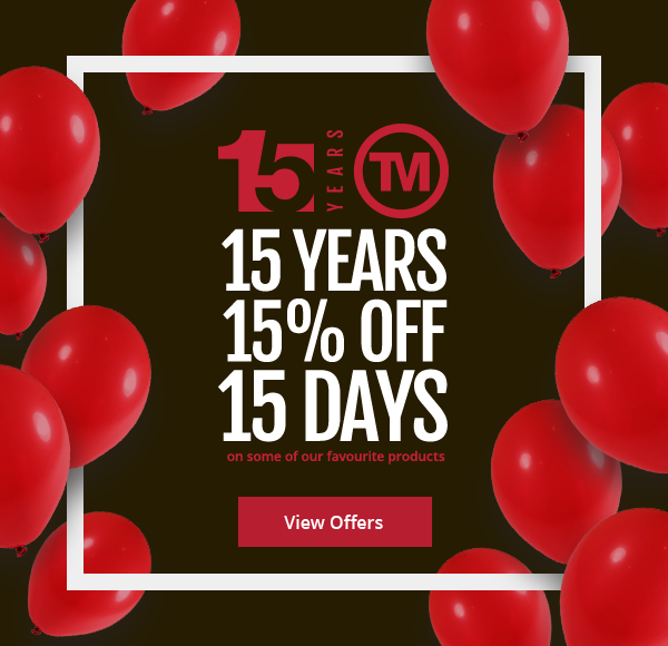 Celebrating 15 years of promotional merchandise business Total Merchandise