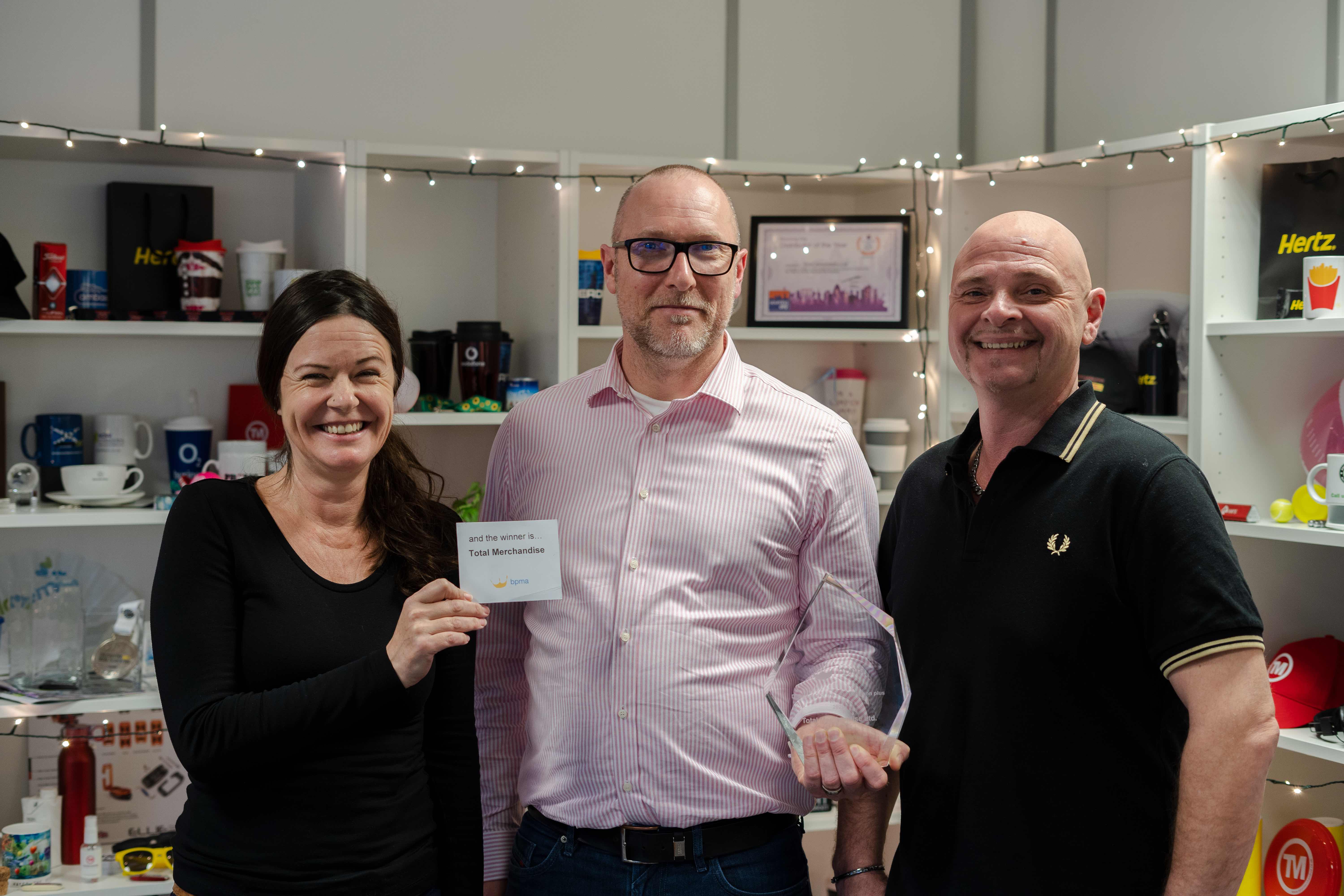 Total Merchandise founders Michelle Rae Stoddart, Jason O'Connor and David Stoddart