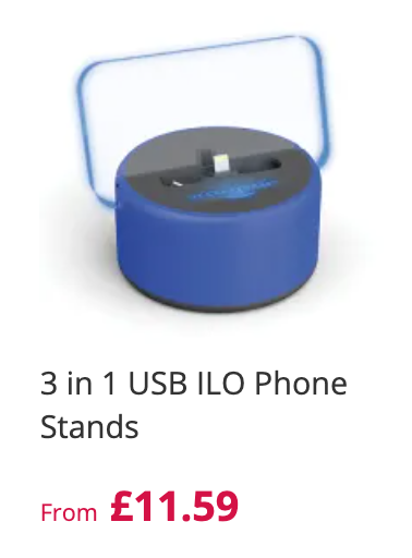 Blue 3 in 1 ISB ILO Phone Stands from £11.59