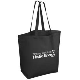 10oz Black Canvas Shopping Bags