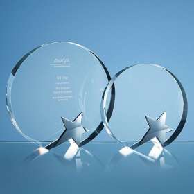 Optical Crystal Circle Star Awards