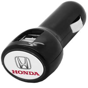 Oval Illuminated Duo USB Car Chargers