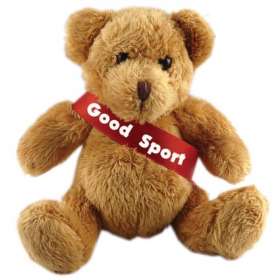 5 Inch Robbie Bear With Sash