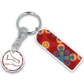 Rectangle Combo Trolley Coin Keyfobs