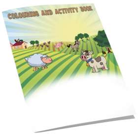 A5 4 Side Colouring Booklets