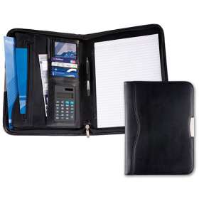 Balmoral Leather A4 Zipped Conference Folder