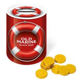 Chocolate Coin Money Box Tins