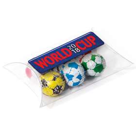 Chocolate Football Pouches
