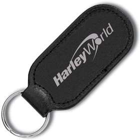 Cigar Shaped Leather Keyfobs