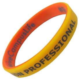 Dual Layer Silicon Wristbands