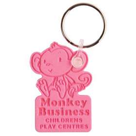Express Embossed Foam Keyrings