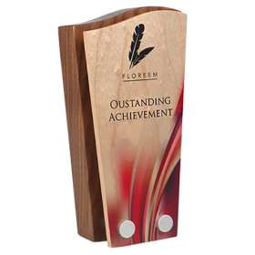 Face Plate Real Wood Awards