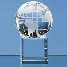 Globe on Clear Base