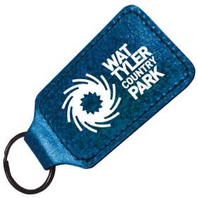 Hologram Leather Keyrings