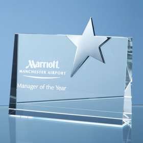 Horizontal Optical Crystal Star Award