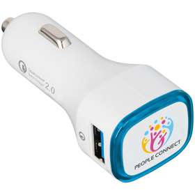 Illuminated Quick Charge USB Car Chargers