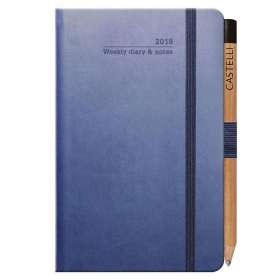 Ivory Tucson Pocket Weekly Diary with Pencil