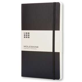 Large Moleskine Soft Cover Plain Notebook