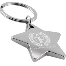 Metal Star Keyrings