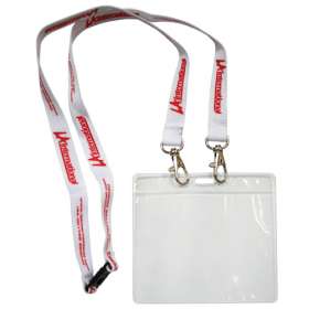 Open End 15mm Lanyard with Pass Holder