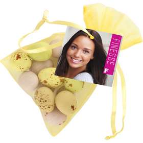 Organza Bags with Mini Eggs