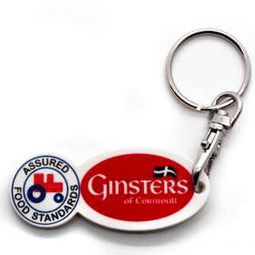 Oval Trolley Token Stick Keyrings
