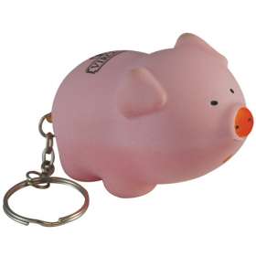 Stress Pig Keyring