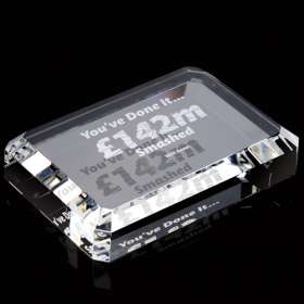 Rectangle Crystal Paperweights