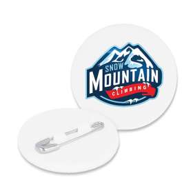 Recycled Plastic Mini Circle Badges