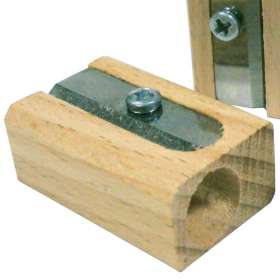 Single Sustainable Wood Pencil Sharpener