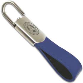 Tulsa Padlock Leather Keyfobs