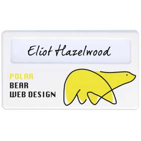 Recycled Plastic Name Badges