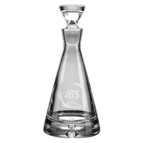 Handmade Bubble Base Pyramid Decanters
