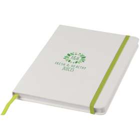 A5 Spectrum Coloured Strap Soft Touch Notebooks
