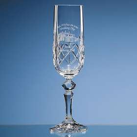 Flamenco Lead Crystal Champagne Flute