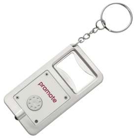 LED Light And Bottle Opener Key Ring