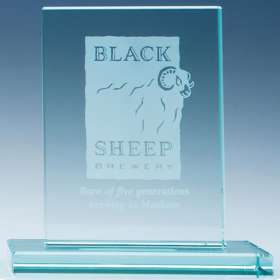 Rectangle Jade Glass Award