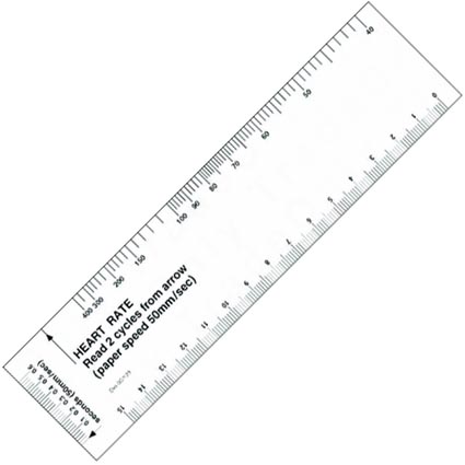 heart rate ecg rule printed medical merchandise fast lead times