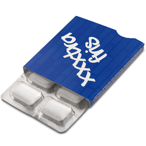 Chewing Gum Blister Packs Personalised Sweets Promotional Confectionery