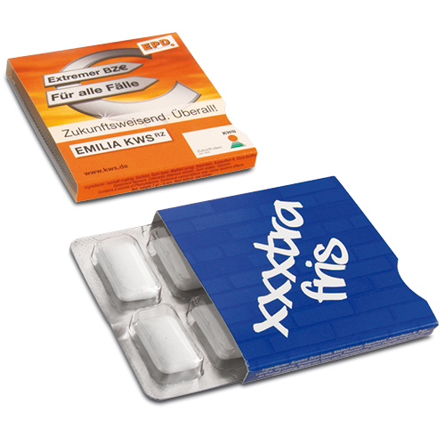 Chewing Gum Blister Packs Personalised Sweets Promotional Confectionery