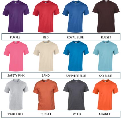 Printed Gildan Heavy Cotton T-Shirts | Gildan 5000 Tees | Promotional T ...