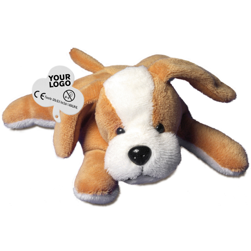 Plush Soft Toy Dog Printed Stuffed Animals Promotional Merchandise