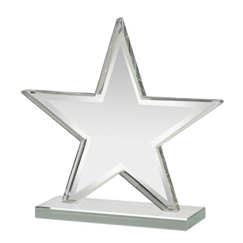 Small Glass Star Awards Personalised Awards All Business Gifts