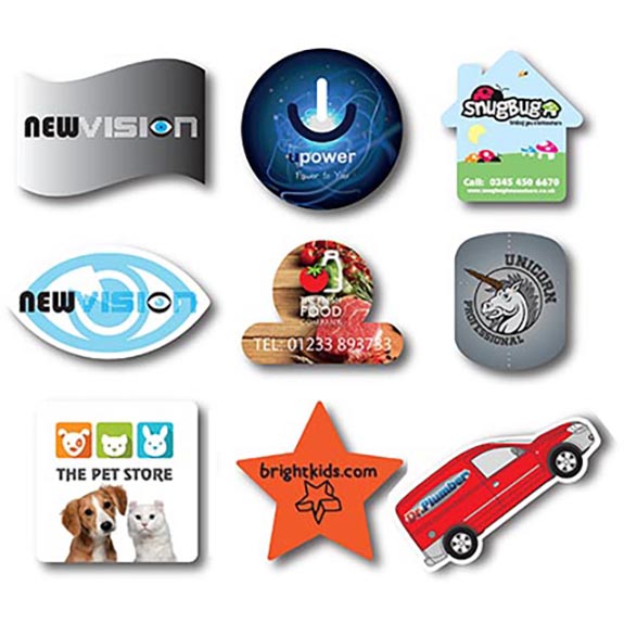 Shaped Flexible Fridge Magnets | Personalised Badges and Magnets | Low Cost Printed Merchandise ...